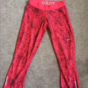 Red Nike dri fits